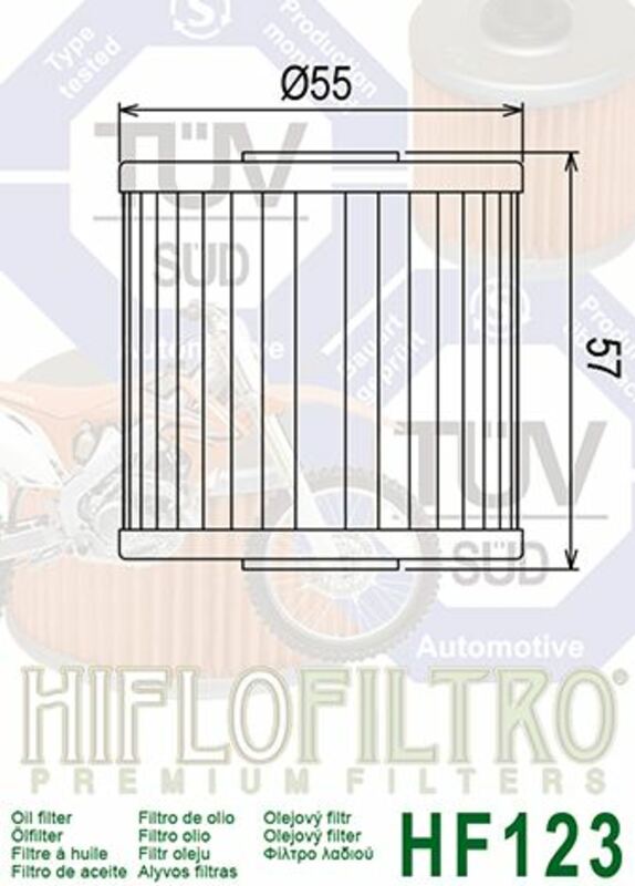 HIFLOFILTRO Oliefilter - HF123