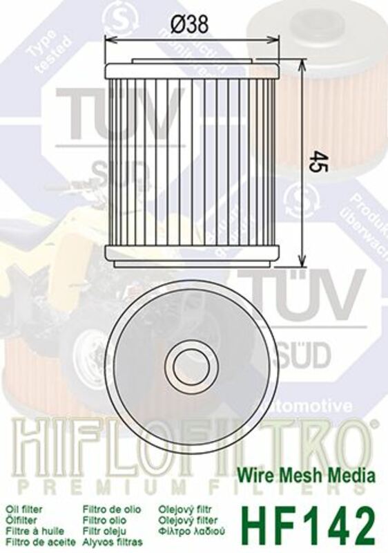 HIFLOFILTRO Oil Filter - HF142 