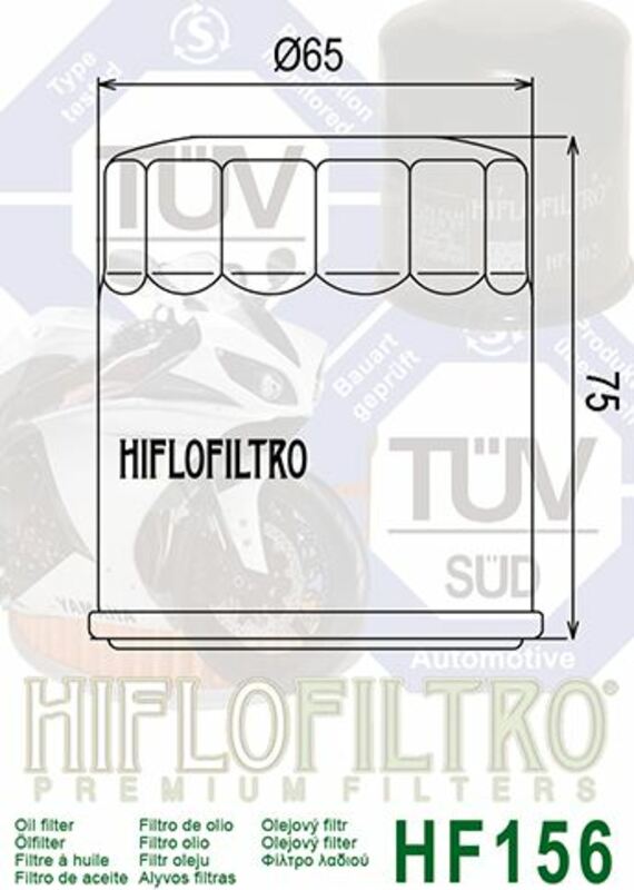 HIFLOFILTRO Oil Filter - HF156 KTM 