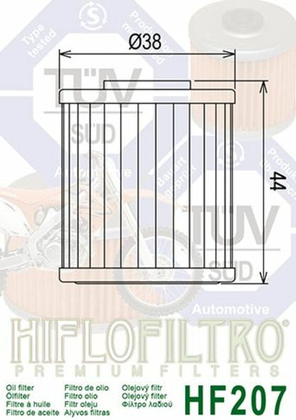 HIFLOFILTRO Oliefilter - HF207