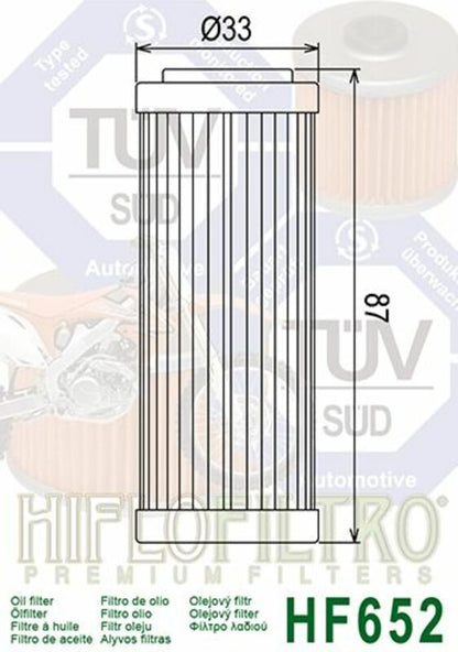 HIFLOFILTRO Oliefilter - HF652