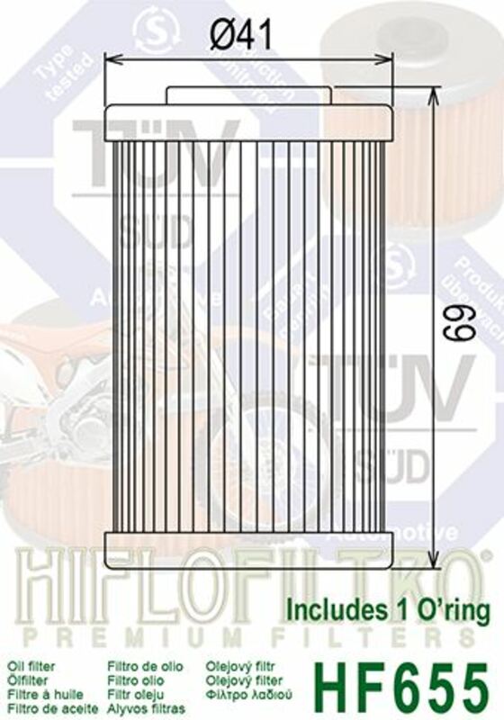 HIFLOFILTRO Oliefilter - HF655