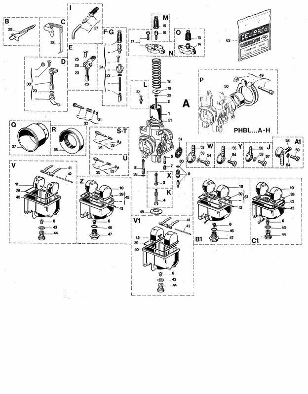 DELL ORTO PHBL BS Ø26mm carburetor