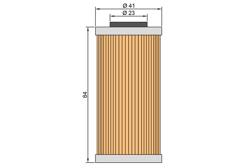 TWIN AIR Oliefilter - 140023 HUSQVARNA