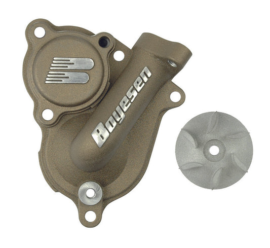 BOYESEN Water pump cover with vane - Kawasaki KX450 