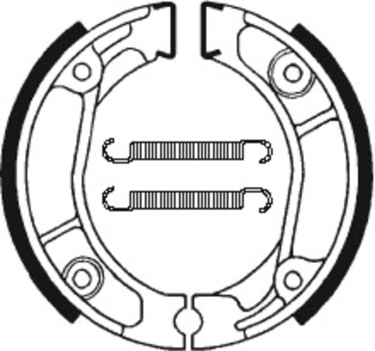 TECNIUM Scooter/Street/Off-Road/ATV Brake Shoes - BA013 Organic 