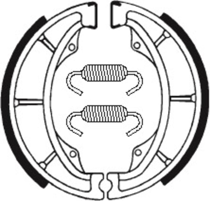 TECNIUM Scooter/Street/Off-Road/ATV Brake Shoes - BA014 Organic 