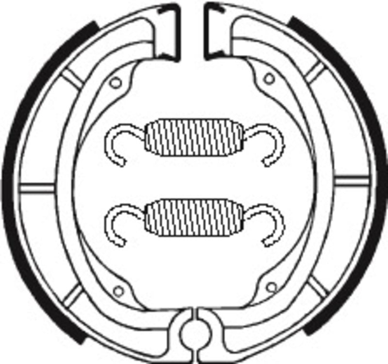 TECNIUM Street/Off-Road/ATV Brake Shoes - BA016 Organic 