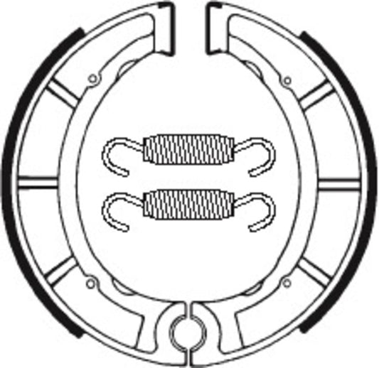 TECNIUM Street/Off-Road/ATV Brake Shoes - BA035 Organic 