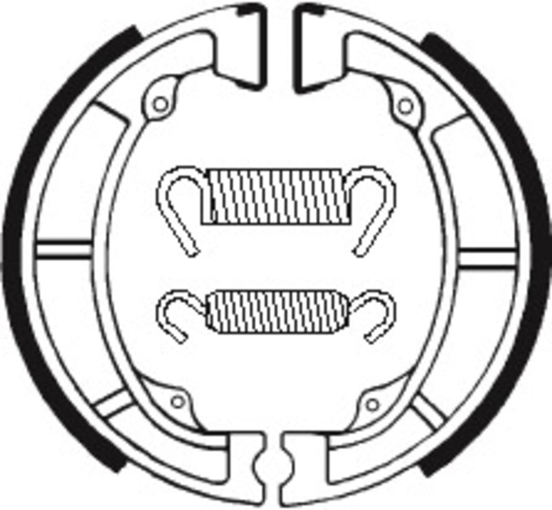 TECNIUM Street/Off-Road Brake Shoes - BA039 Organic 