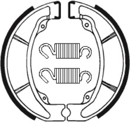 TECNIUM Off-Road Brake Shoes - BA047 Organic 