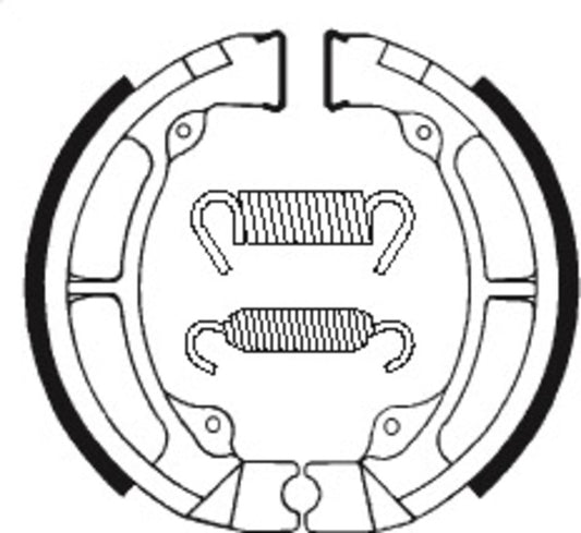 TECNIUM Street/Off-Road Brake Shoes - BA056 Organic 