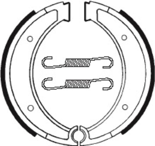 TECNIUM Street/Off-Road Brake Shoes - BA116 Organic 