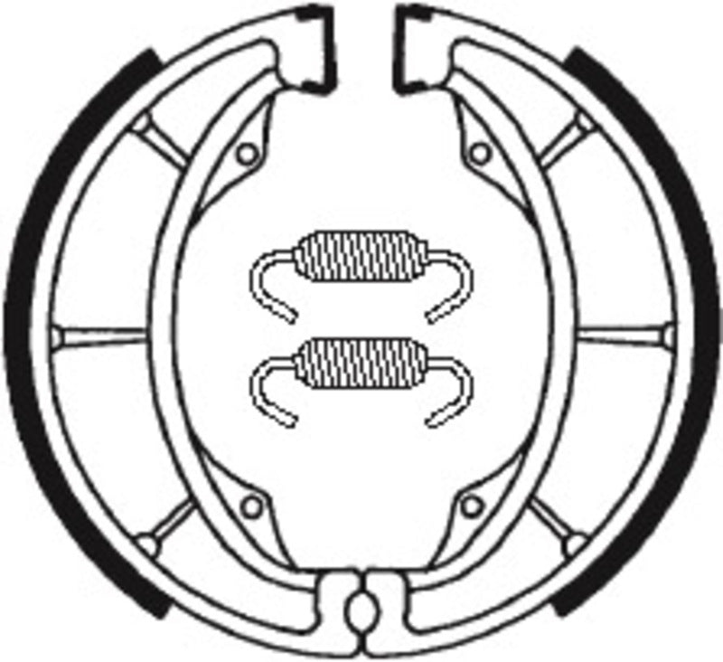 TECNIUM Street/Off-Road/ATV Brake Shoes - BA183 Organic 