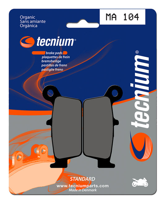 TECNIUM Street Brake Pads - MA104 Organic