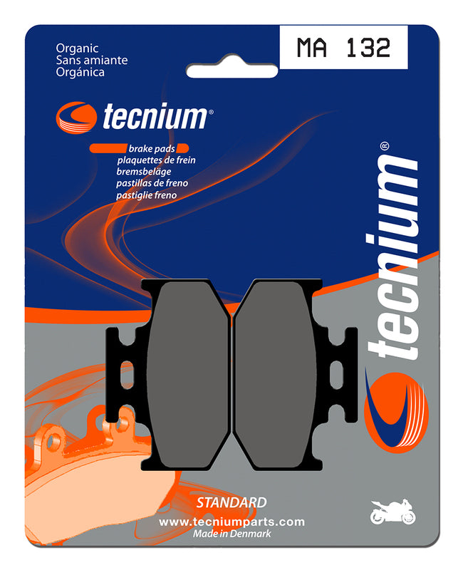 TECNIUM Street Brake Pads - MA132 Organic