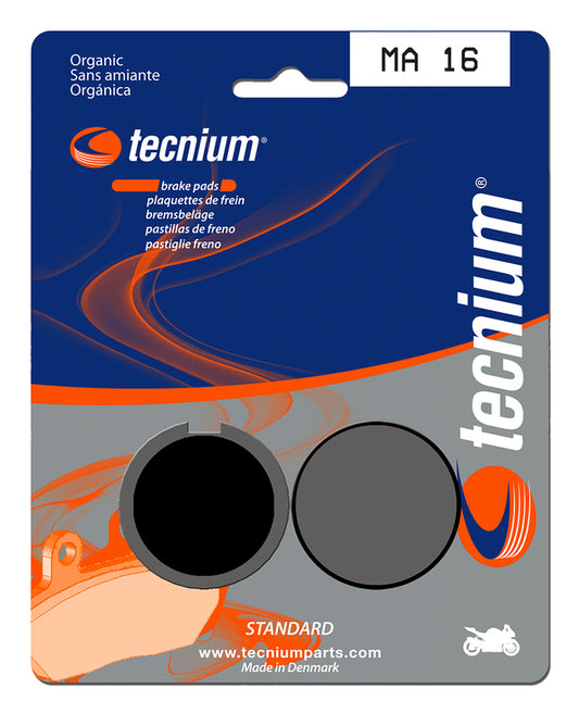 TECNIUM Street Brake Pads - MA16 Organic