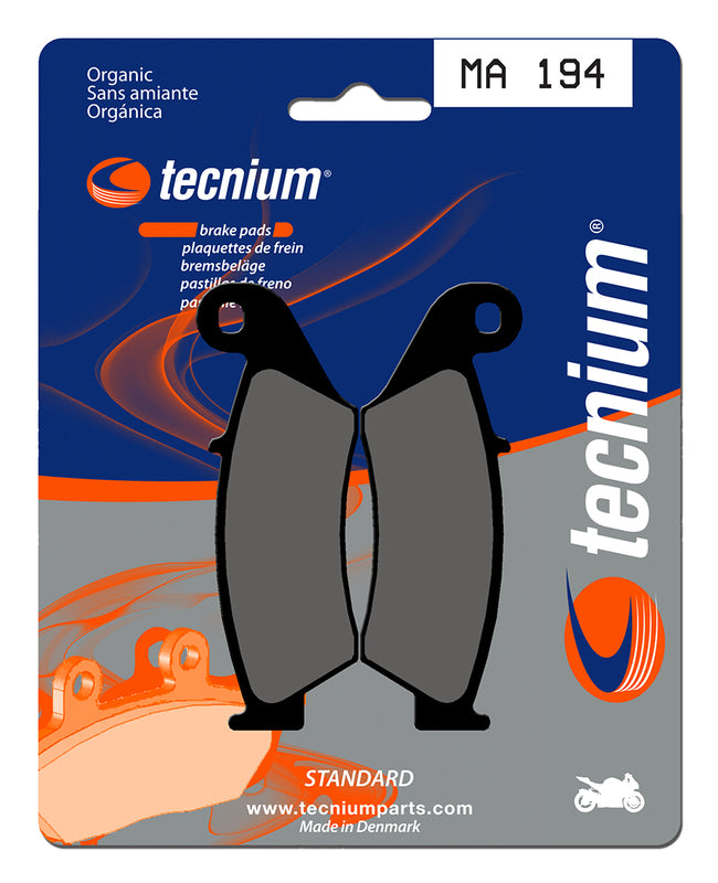 TECNIUM Street Brake Pads - MA194 Organic