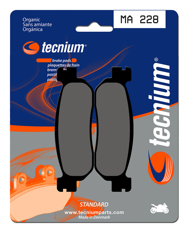 TECNIUM Street Brake Pads - MA228 Organic