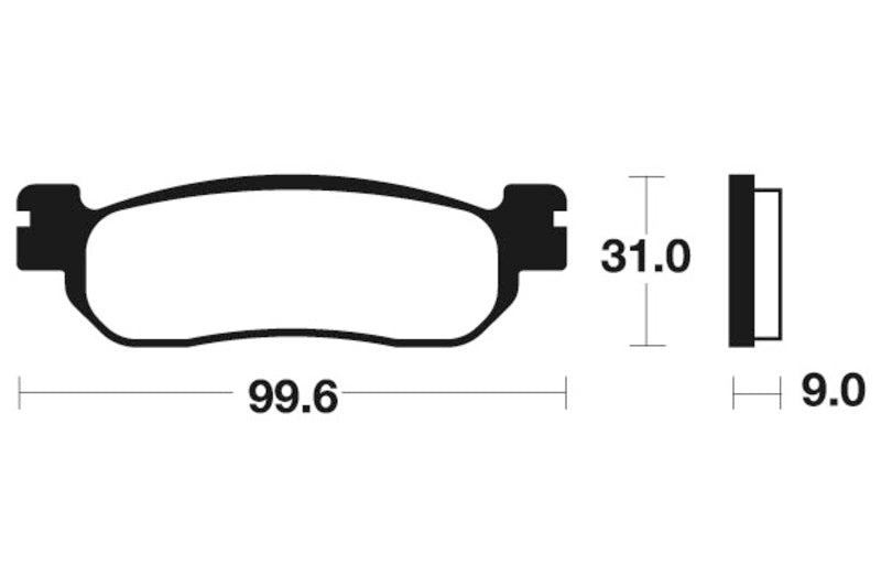 TECNIUM Street Brake Pads - MA228 Organic