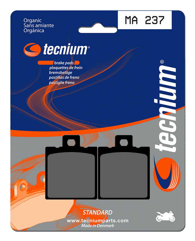 TECNIUM Street Brake Pads - MA237 Organic