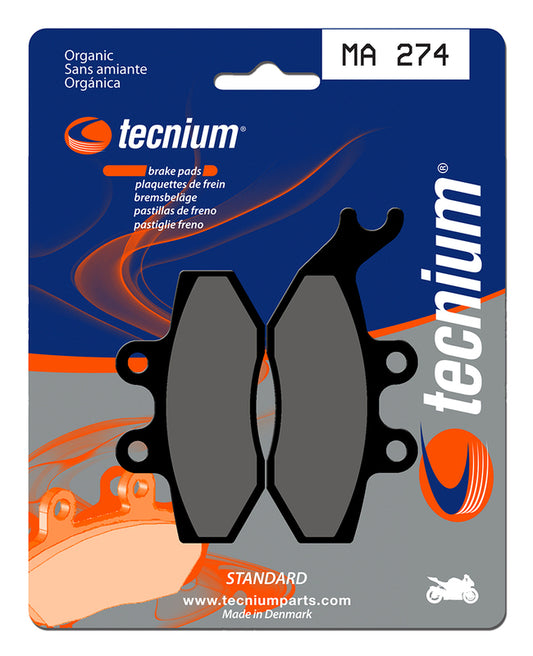 TECNIUM Street Brake Pads - MA274 Organic