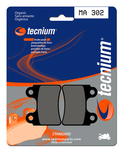 TECNIUM Street Brake Pads - MA302 Organic