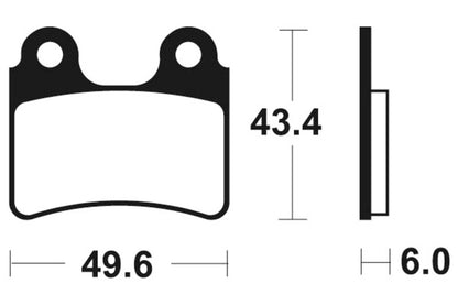 TECNIUM Street Brake Pads - MA302 Organic