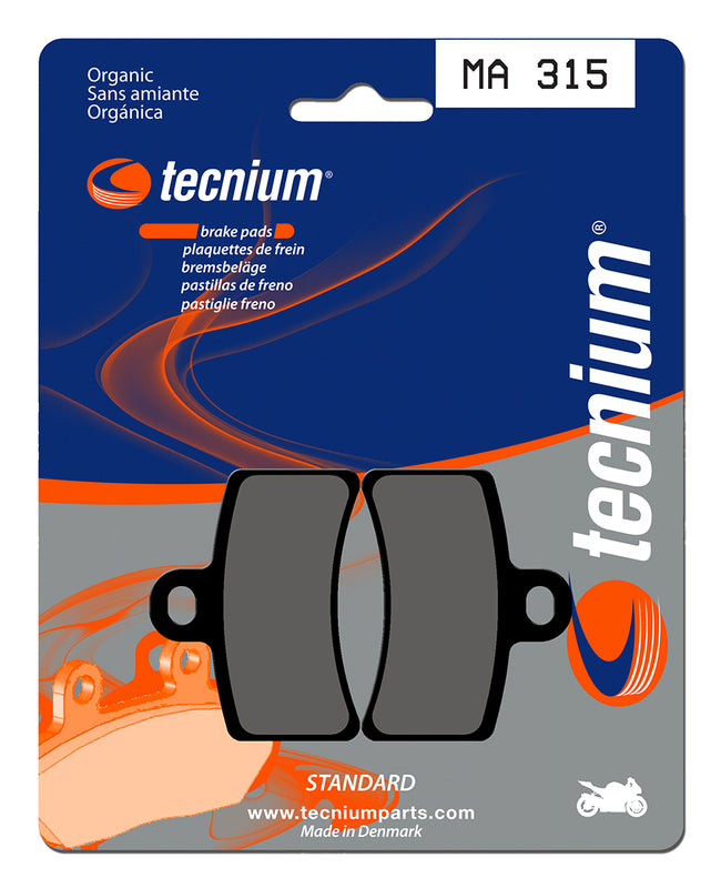 TECNIUM Street Brake Pads - MA315 Organic