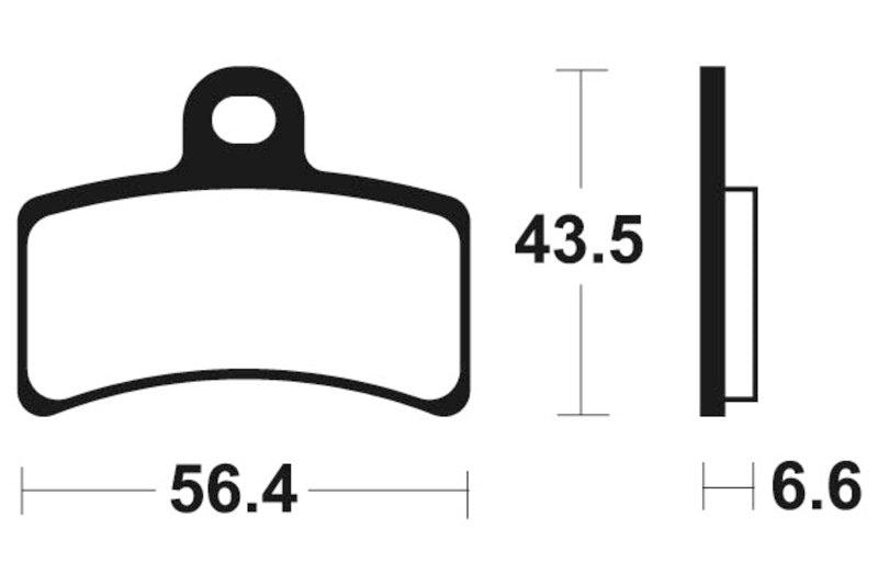 TECNIUM Street Brake Pads - MA315 Organic