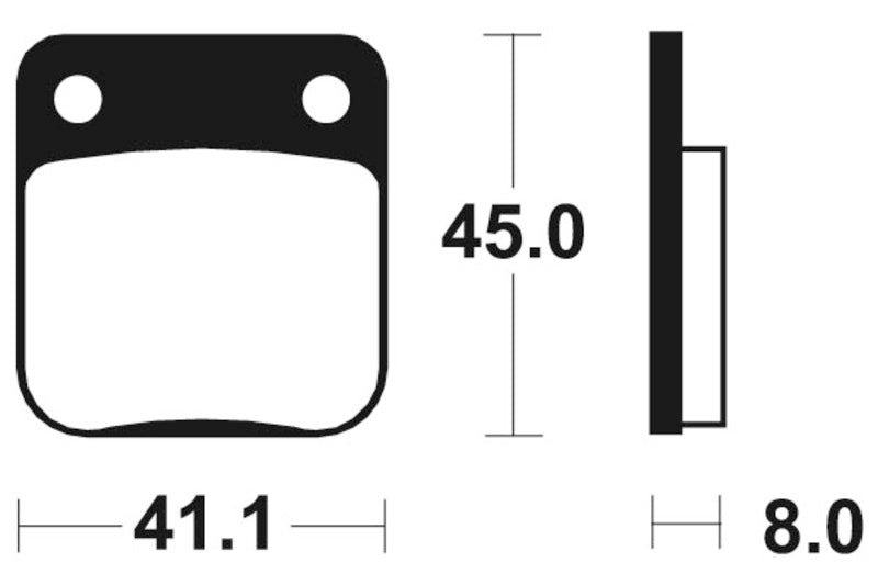 TECNIUM Street Brake Pads - MA36 Organic