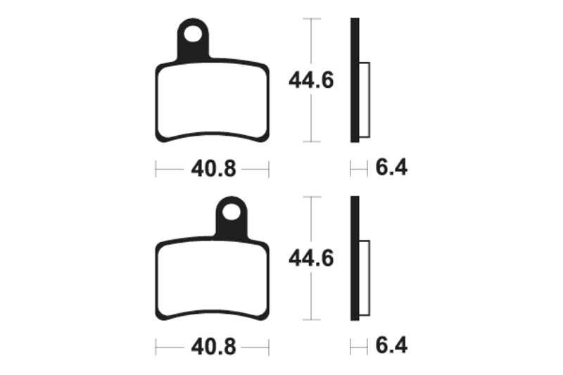 TECNIUM Street Brake Pads - MA396 Organic