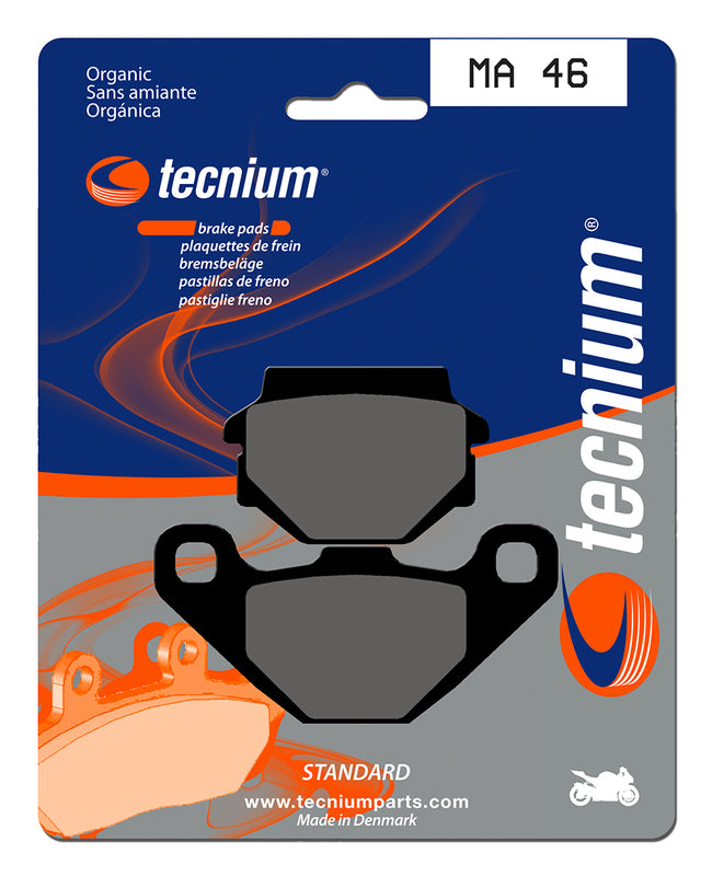 TECNIUM Street Brake Pads - MA46 Organic