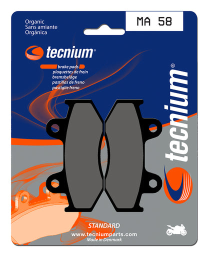 TECNIUM Street Brake Pads - MA58 Organic