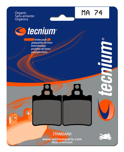 TECNIUM Street Brake Pads - MA74 Organic