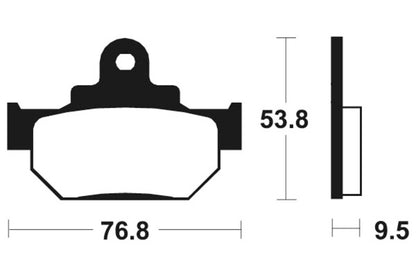 TECNIUM Street Brake Pads - MA82 Organic