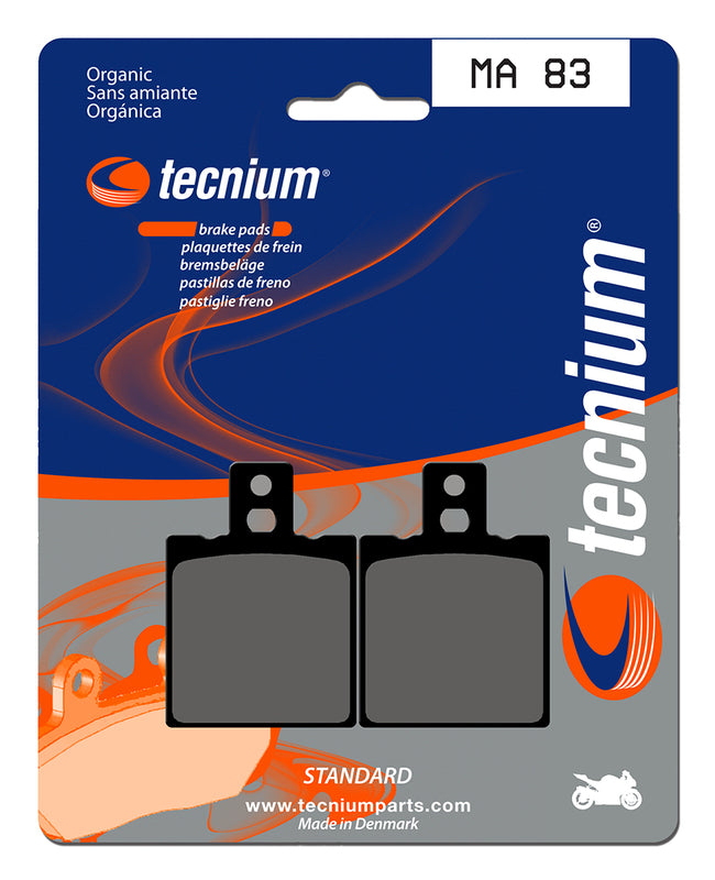 TECNIUM Street Brake Pads - MA83 Organic