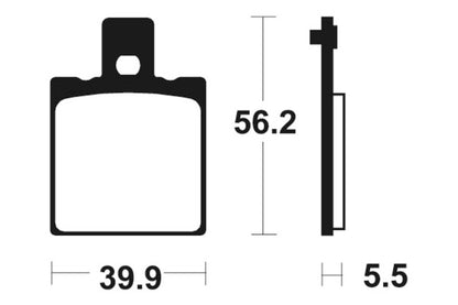 TECNIUM Street Brake Pads - MA83 Organic