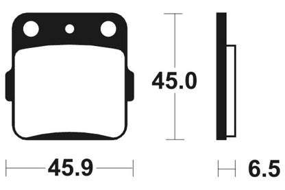 TECNIUM Street Brake Pads - MA84 Organic