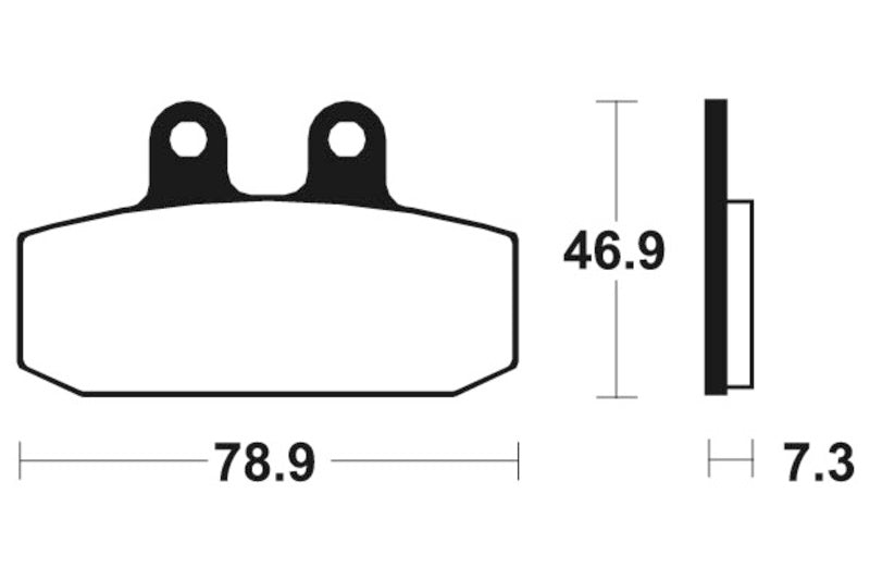 TECNIUM Street Brake Pads - MA88 Organic