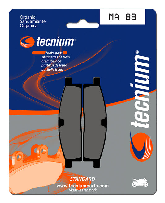 TECNIUM Street Brake Pads - MA89 Organic