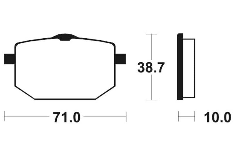 TECNIUM Street Brake Pads - MA96 Organic