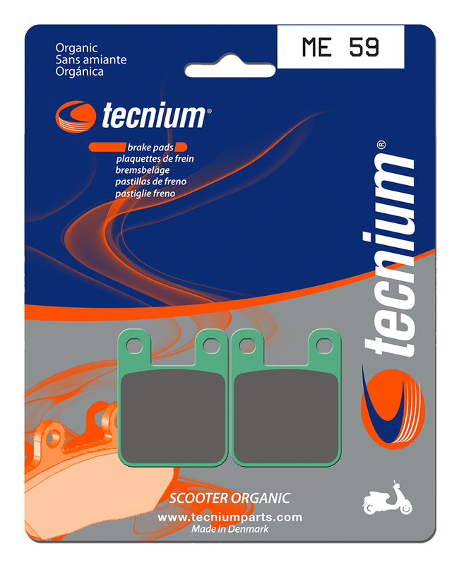 TECNIUM Scooter Brake Pads - ME59 Organic 