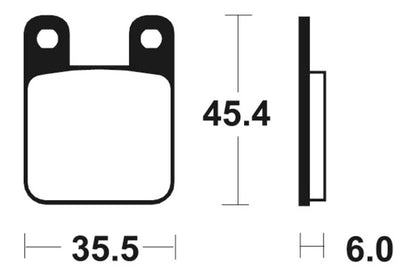 TECNIUM Scooter Brake Pads - ME59 Organic 