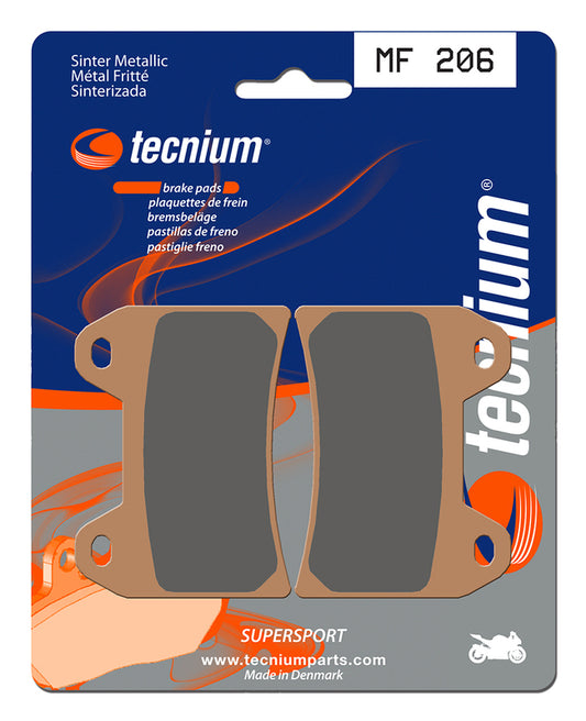 TECNIUM Street Performance Brake Pads - MF206 Sintered metal