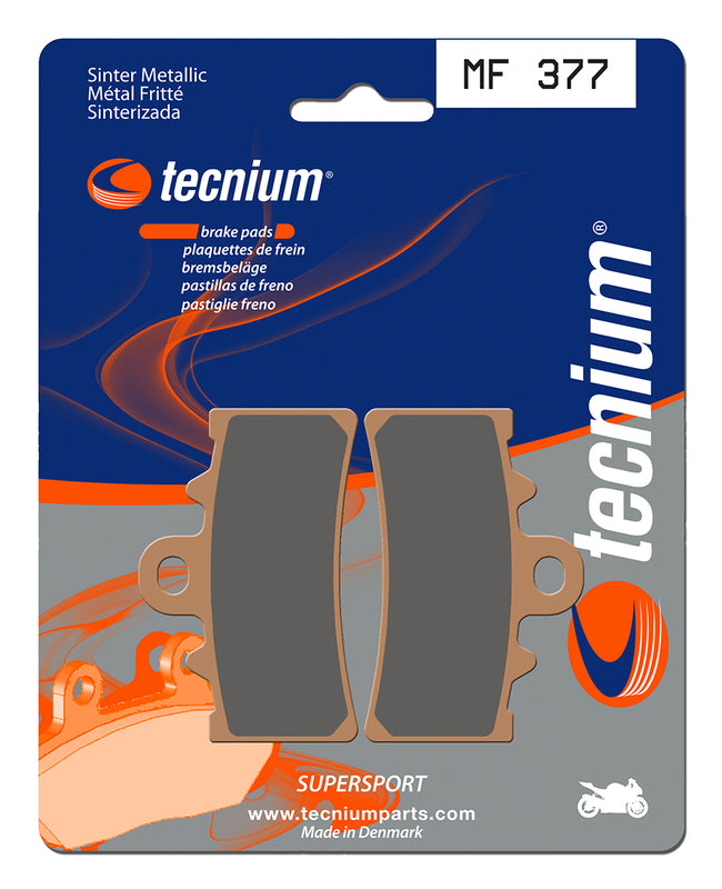 TECNIUM Street Performance Brake Pads - MF377 Sintered metal 