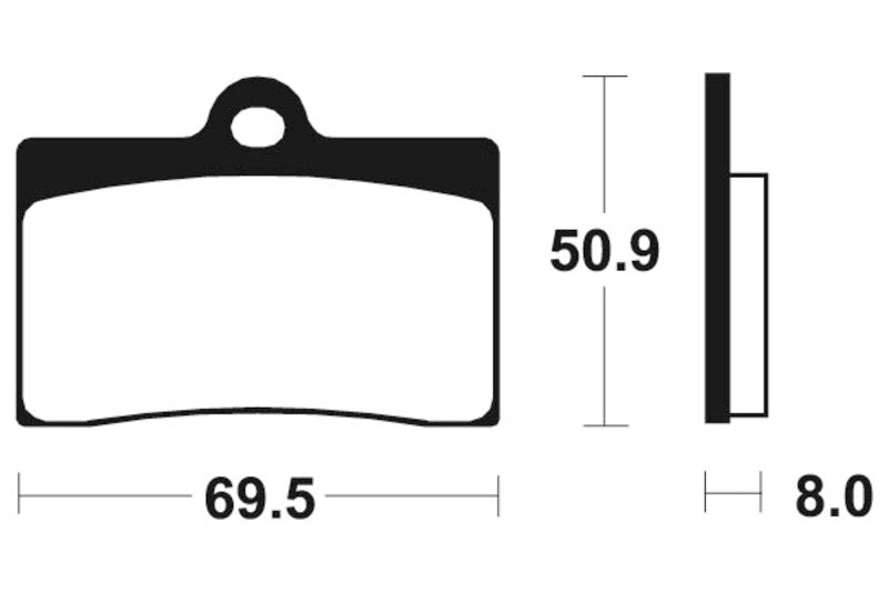 TECNIUM Street Performance Brake Pads - MF66 Sintered metal