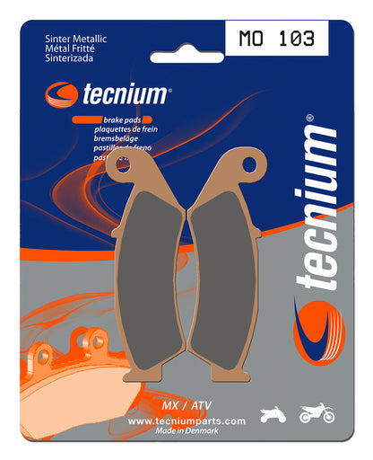 TECNIUM MX/ATV Brake Pads - MO103 Sintered metal