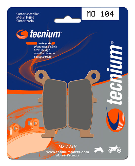 TECNIUM MX/ATV Brake Pads - MO104 Sintered metal