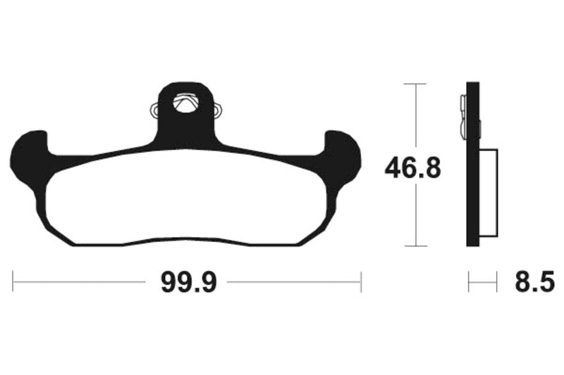 TECNIUM MX/ATV Brake Pads - MO108 Sintered metal